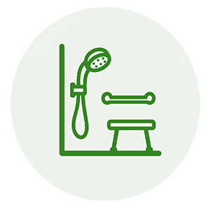 Walk-in shower comfort and safety